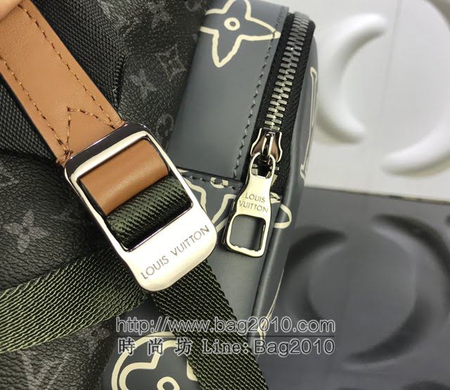 Louis Vuitton新款男包 M45455 路易威登Multipocket双肩包 LV新款男士双肩后背包  ydh4165